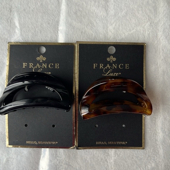 (2) FRANCE Luxe Belle Cutout Curve Jaw - Picture 4 of 11